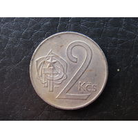 ЧССР. 2 кроны. 1973. С 20 копеек. Распродажа коллекции. Смотрите другие лоты.