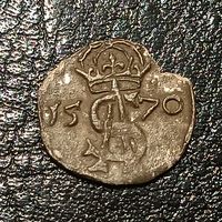 Двойной денарий двуденарий 1570 (2)