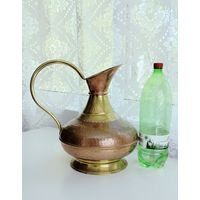 Медный кувшин на 6 литров Франция Клеймо