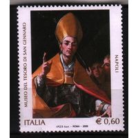 2009 Италия религиозная живопись Музей Сан-Дженнаро - Неаполь Mi-3325 1х-марка**