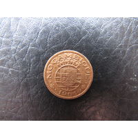 Мозамбик. 20 центаво. 1961. С 20 копеек. Распродажа коллекции. Смотрите другие лоты.