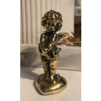 Статуэтка миниатюра Ангелочек Латунь