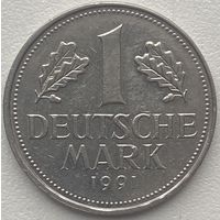 Германия 1 марка 1991 г. G
