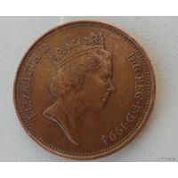 2 пенса Великобритания 1994 г.в.