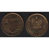 Польша y925 5 грош 2020 год (mw) (_alb2