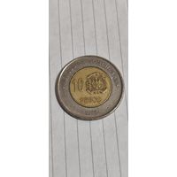 Доминиканская республика 10 песос 2008