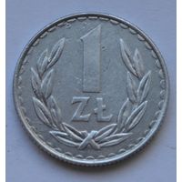 Польша, 1 злотый 1987 г.