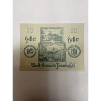 Австрия 10 геллеров нотгельд Пьюрбах - 2101