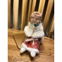 Ватная игрушка под ёлку