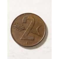 Швейцария 2 раппен 1958