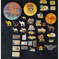 Коллекция значков по теме "CAMEL" 86 штук