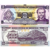 Гондурас 2 Лемпира 2014 UNC П1-25