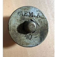 Пробка от фляги с клеймом