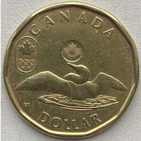 Канада 1 доллар 2014 г. Олимпийские Игры. Сочи 2014. Лаки луни