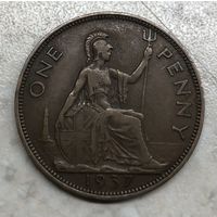 Великобритания: 1 пенни 1937 г. (Георг VI)