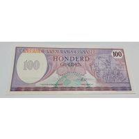 Суринам 100 гульденов 1985