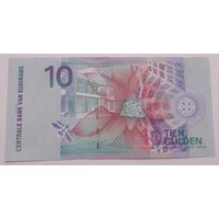 Суринам 10 гульденов 2000 года UNC