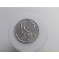 10 эре Норвегия 1990 год  лот 42
