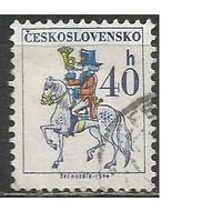 Чехословакия. Почтовый всадник. Стандарт. 1974г. Mi#2230..