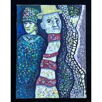 Акулов В.И. "Благими намерениями..." Холст, акрил. Размер 80х60 см.