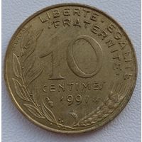 Франция 10 сантимов 1997. Возможен обмен