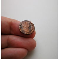 Медный солид / Боратинка 1664г. Ян II Казимир Ваза, Уяздов. Лот ник-8,4