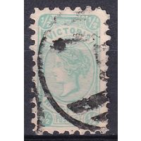 123.Aust. Великобритания. Австралийские штаты. Виктория. Стандарт. 1902 г. 1/2p. Mi.#131C.