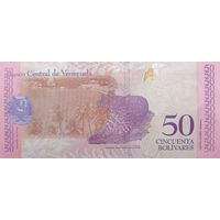 Werty71 Венесуэла 50 боливаров 2018 UNC банкнота