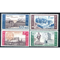 Бельгия - 1966г. - архитектура, культура - 4 марки - полная серия, MLH [Mi 1442-1445]. #2-Be-44-B-2