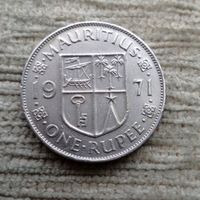 Werty71 Маврикий 1 рупия 1971 Елизавета 2