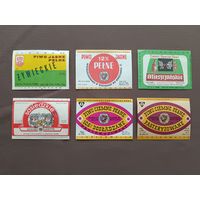 Польские пивные этикетки, все разные, цена за одну шт., см. описание лота, ю-905-8 (3534