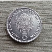 Werty71 Венесуэла 5 боливаров 1977