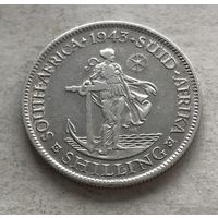 ЮАР 1 шиллинг 1943 Георг VI