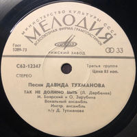 Д. Тухманов – Песни, ЕР 1980