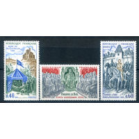 Франция - 1968г. - история Франции - 3 марки - полная серия, MH [Mi 1644-1646]. #2-Fr-49-A-1