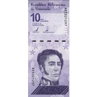 Венесуэла 10 боливаров образца 2021 года UNC pw116