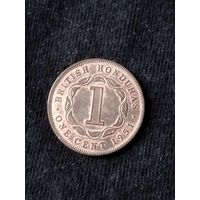15. Распродажа! Британский Гондурас 1 цент 1951 г. Нечастая!