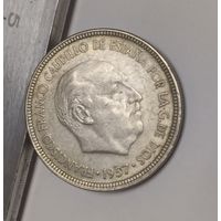 Испания 5 песет, 1957 (62)