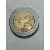 Перу  2 новый соль 2005 года .