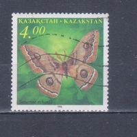 [669] Казахстан 1996. Фауна.Бабочка. Гашеная марка.
