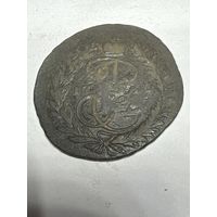 2 копейки 1766 год, мм, перечекан