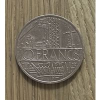 Монета Франции 10 Франков 1984 г.