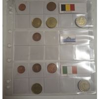 Набор монет евро, Бельгия, Ирланлия, Сан-Марино