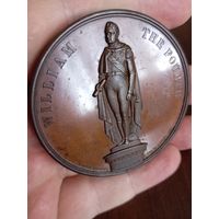 Памятная медаль 1845 года в отличном состоянии!!! Британская империя Бирмингем. В честь открытия памятника Уильяму 4.