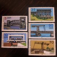 ГДР 1988. Технические памятники Германии. Полная серия
