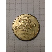 20 центов Литва 2008 год