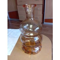 Винтажный графин , янтарные стекло , 19-20 век.