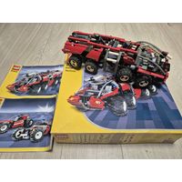 Конструктор LEGO 3 в 1 пожарная и гоночные машины