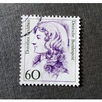 Марка Германия 1987 год Известные женщины