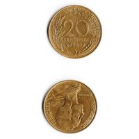 20 сантимов Франция 1981 год